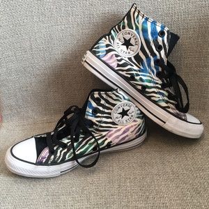 converse zebra high tops